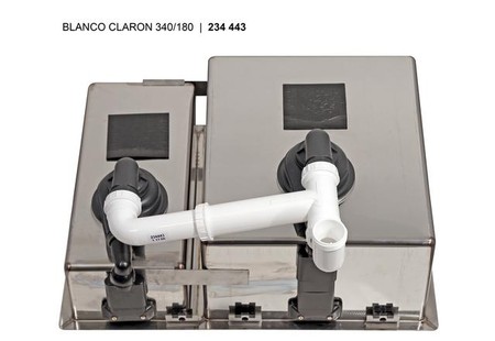 Мойка Blanco Claron 340/180-U чаша справа нержавеющая сталь зеркальная полировка preview 5