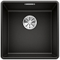 Мойка Blanco SUBLINE 400-F отводная арматура InFino® черный