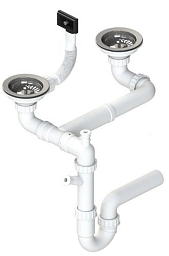 Двойной сифон Alveus 2xSP 114-PP-114 1130555