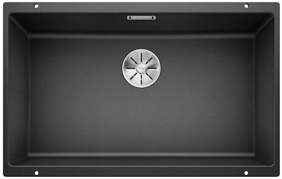 Мойка Blanco SUBLINE 700-U SILGRANIT отводная арматура InFino® антрацит preview 1
