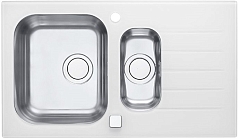 Мойка Alveus Glassix Up 20 белое стекло