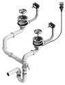 Двойной сифон Alveus 2XQM 114-PPPA-114 POP-UP-K ALB 1132822
