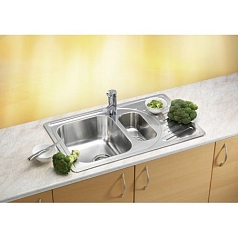 Мойка Alveus Elegant 110 нержавеющая сталь атласная