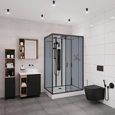 Душевая кабина Niagara NG-6912 GQR black