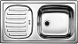 Мойка Blanco Flex Mini нержавеющая сталь матовая