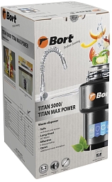Измельчитель пищевых отходов Bort Titan 5000 (Control)